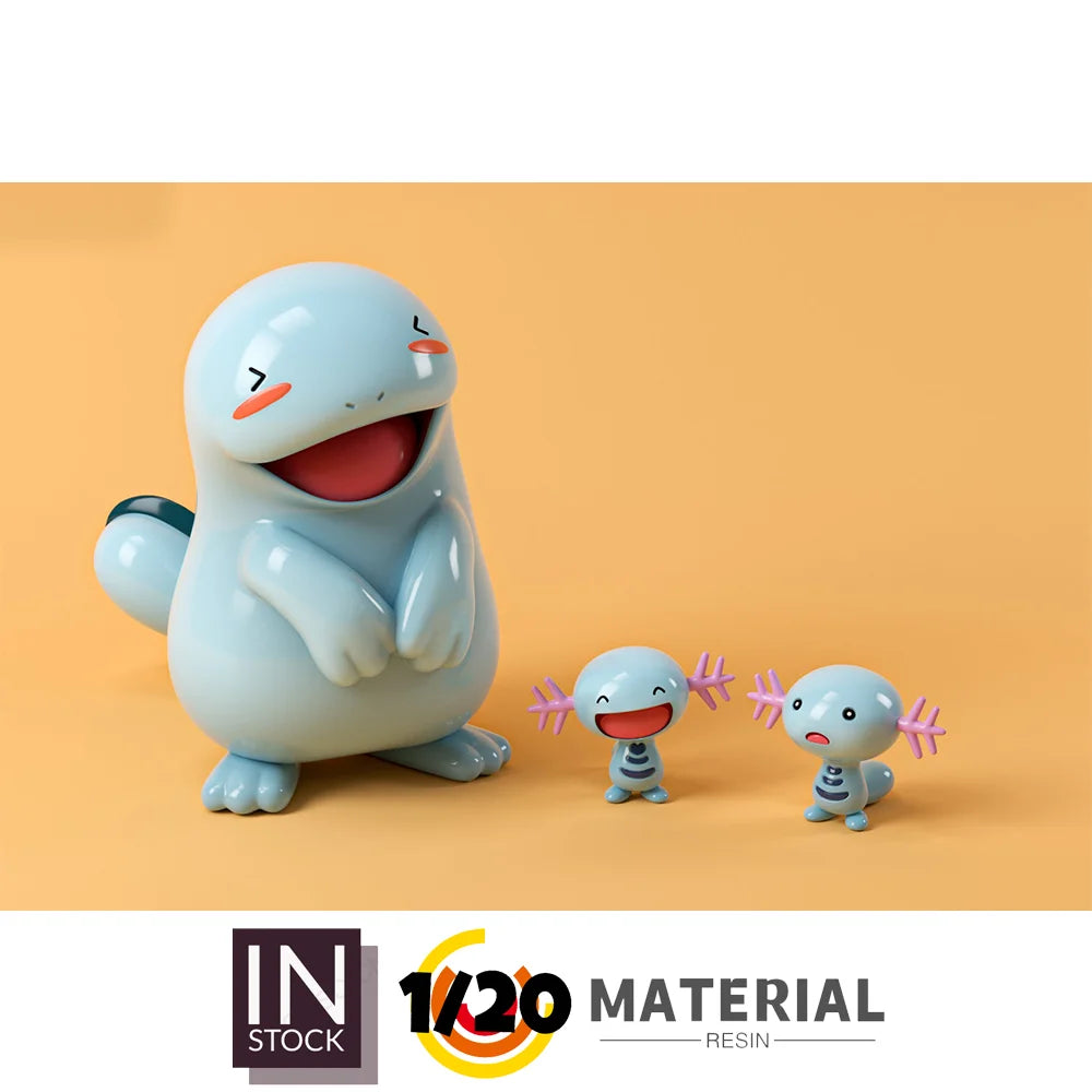 Wooper & Quagsire Resin Statue 1/20 Scale – High-Detail Handcrafted Figure