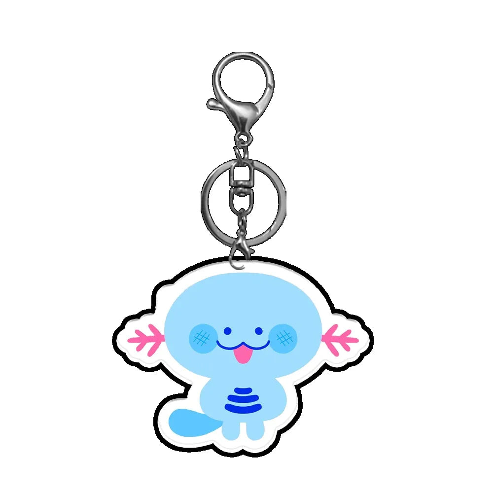 Cute Acrylic Keychain – Clefairy, Togepi & Wooper Q-Version | DIY Custom Cartoon Bag Charm Gift