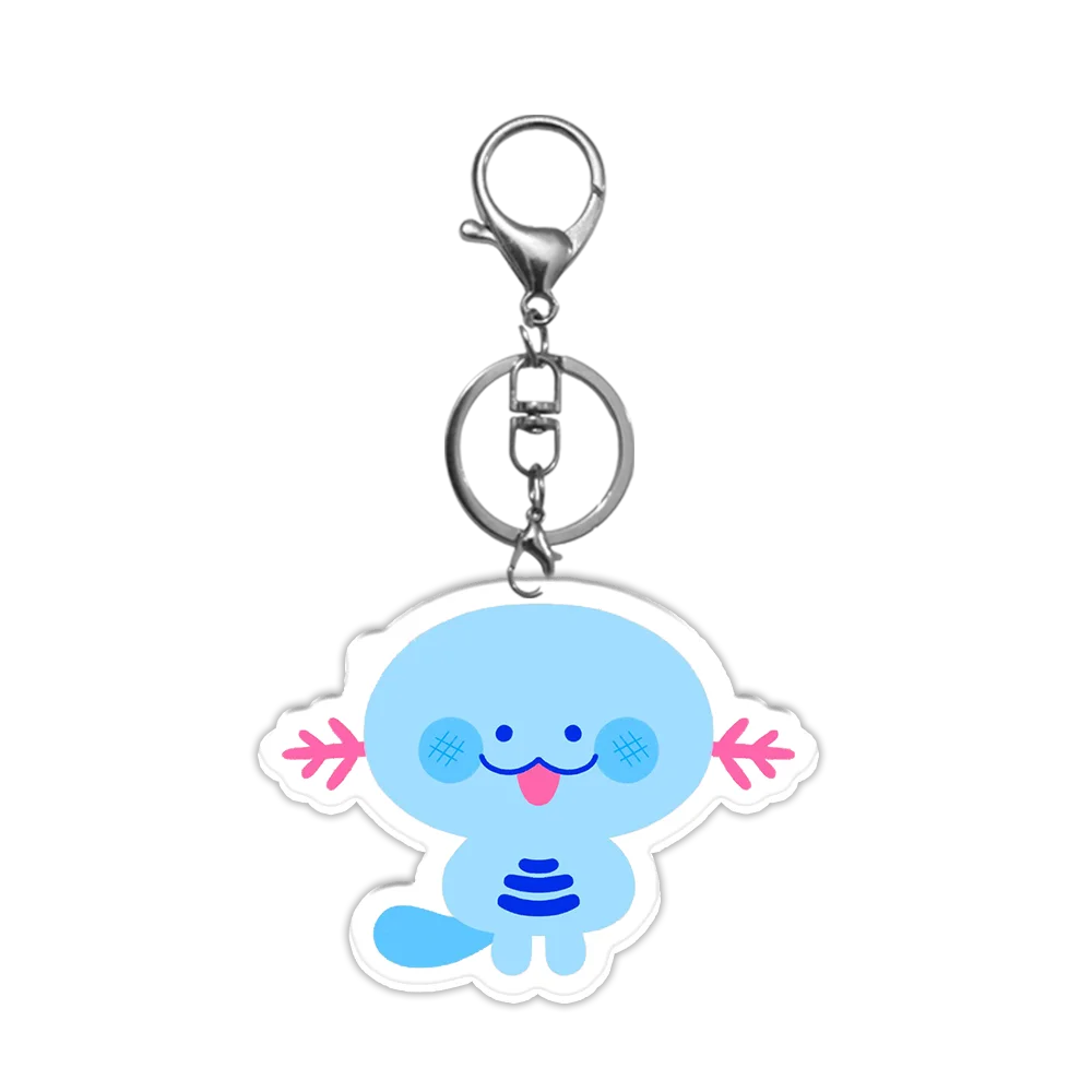 Cute Acrylic Keychain – Clefairy, Togepi & Wooper Q-Version | DIY Custom Cartoon Bag Charm Gift
