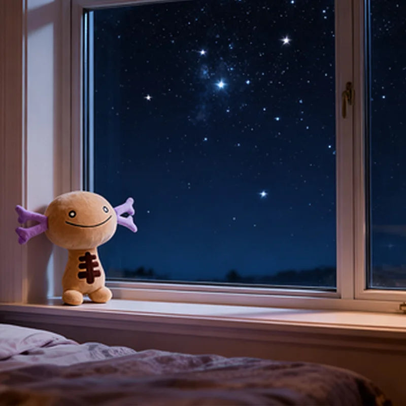 9-Inch Paldean Wooper Plush – Collectible Cute Kawaii Soft Stuffed Toy for Kids & Collectors